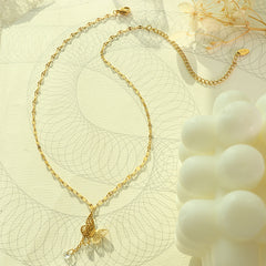 Butterfly Sparkle Pendant Necklace