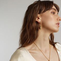 Marielle Vintage-Inspired Shell Shell Stud Earrings
