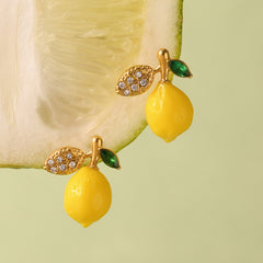 Lemon and Daisy Earring Designs