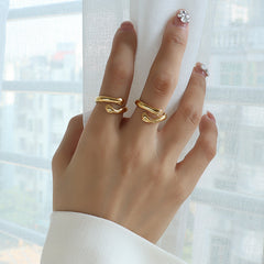 Embrace Hands Open Ring