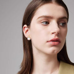 Nadine Vintage-Inspired Pearl Stud Earrings No. 597499