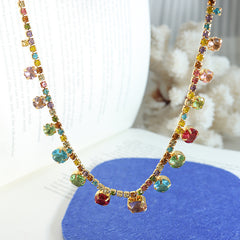 Multicolor Sparkle Necklace