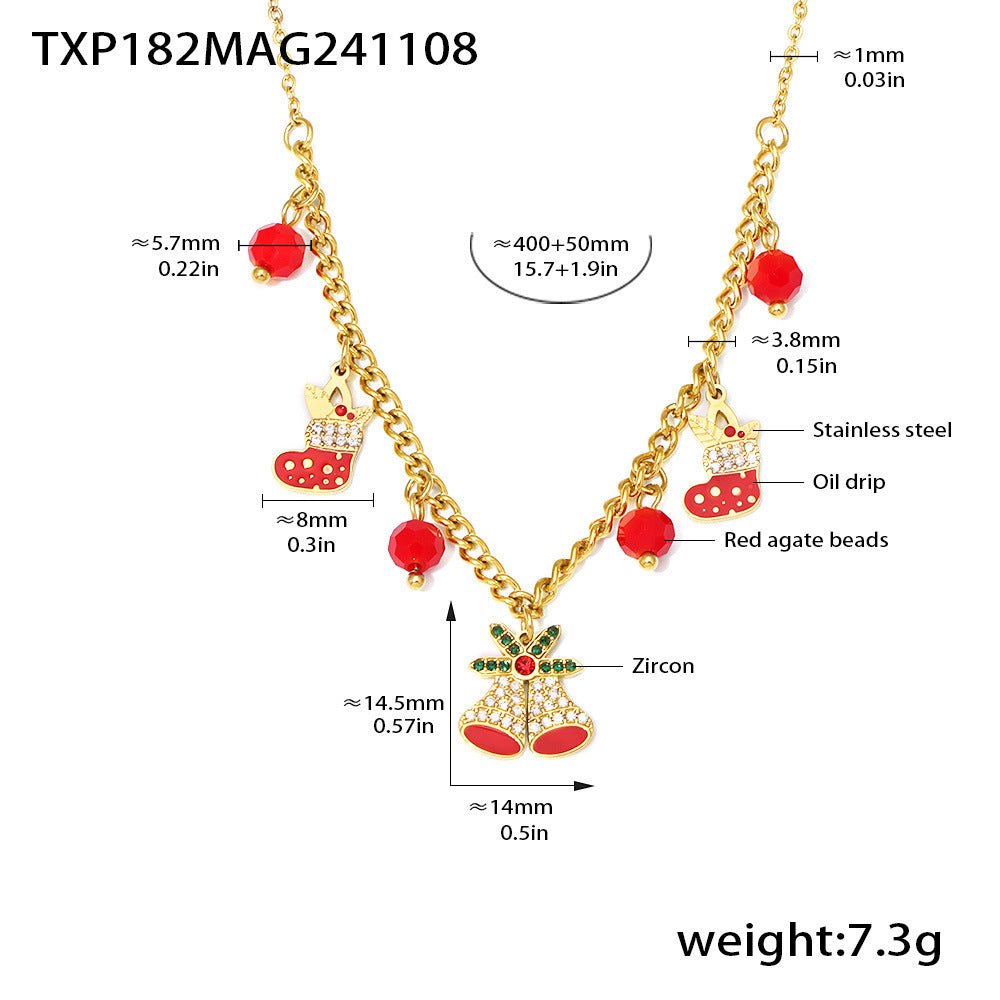 Christmas Bell Charm Jewelry
