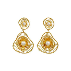 Nadine Vintage-Inspired Floral Stud Earrings