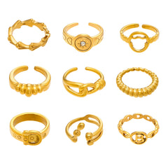 Geometric Openwork Ring