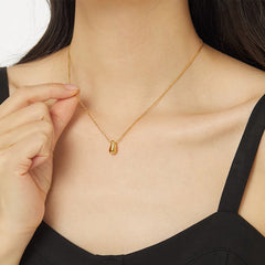 Daphne Vintage-Inspired Teardrop Pendant Necklace