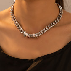 Silver-Tone Chain Necklace or Bracelet