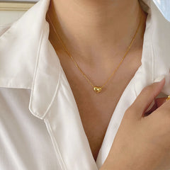 Camille Minimalist Heart Necklace