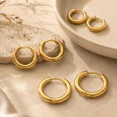 Polished Everyday Huggie Hoop Earrings