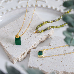 Green Pendant Necklace Designs