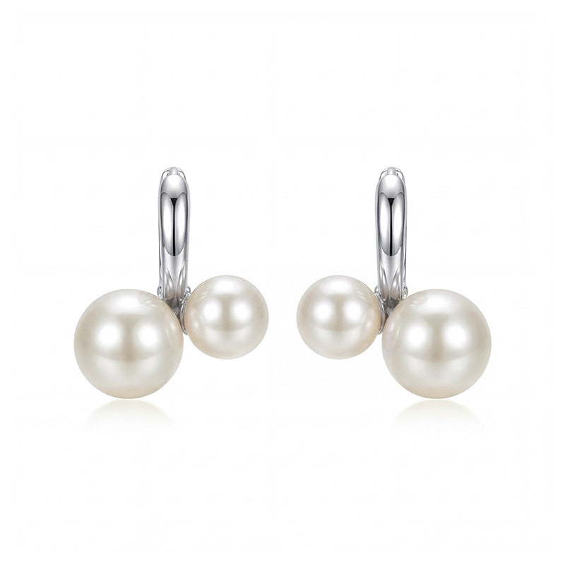 Daphne Vintage-Inspired Pearl Cherry Stud Earrings