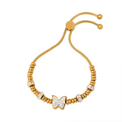 Beaded & Charm Stainless Steel Bracelets