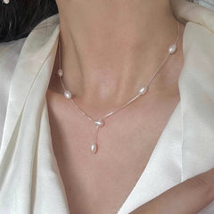 Nicolette Pearl Stardust Choker Necklace