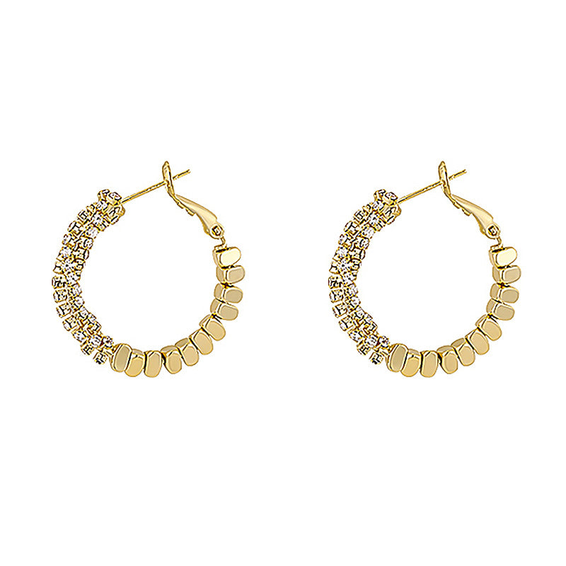 Daphne Vintage-Inspired Pavé Stud Earrings No. 431547