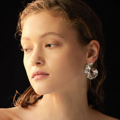 Camille Minimalist Round Stud Earrings
