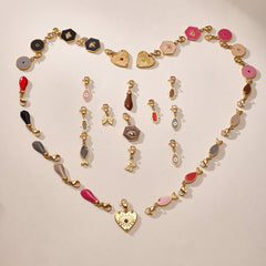 18K Gold-Plated DIY Charm and Chain Collection