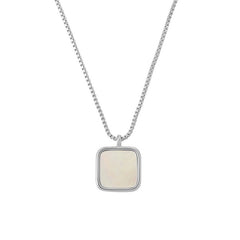 Nicolette Mother-of-Pearl Square Choker Necklace