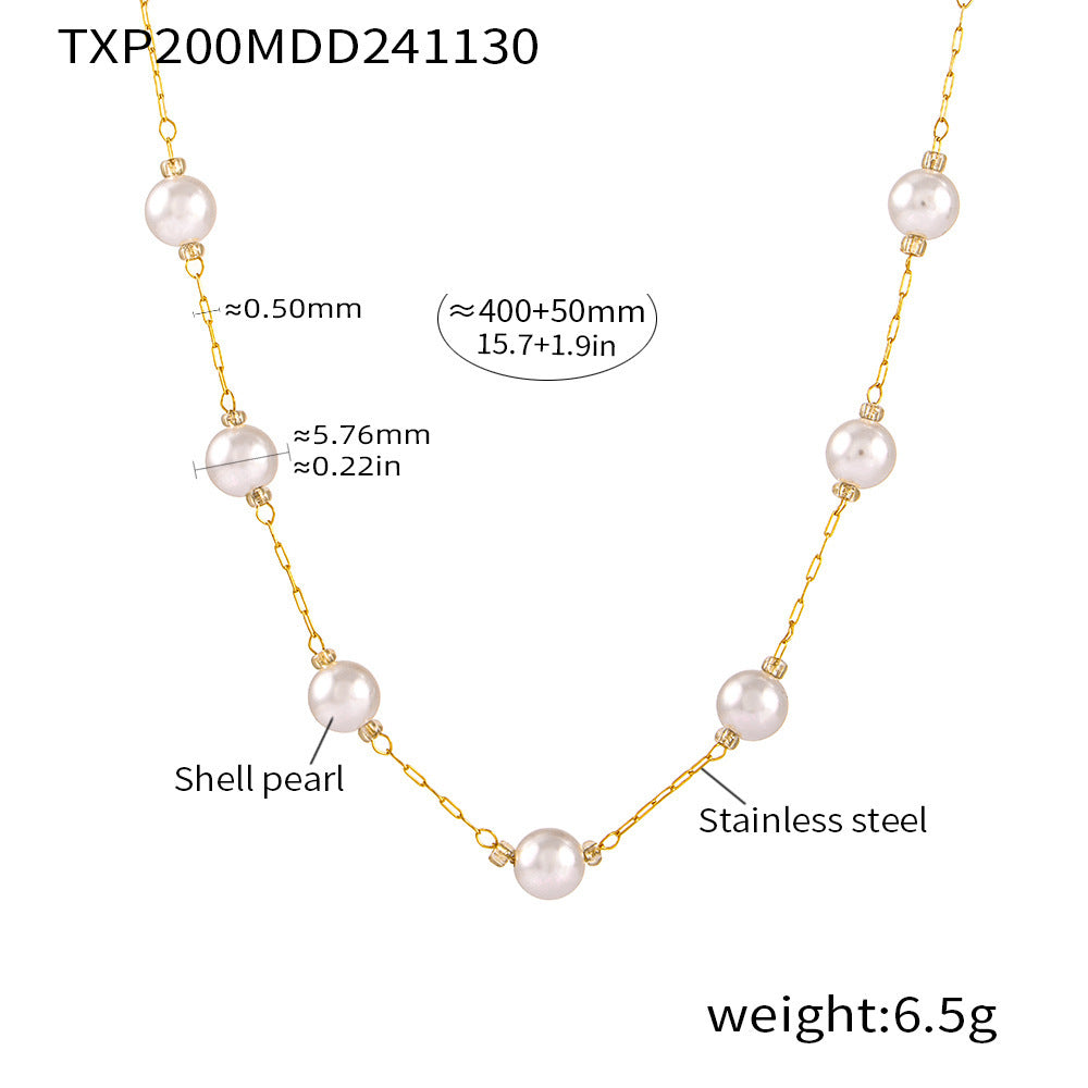 Imitation Pearl Necklace or Bracelet