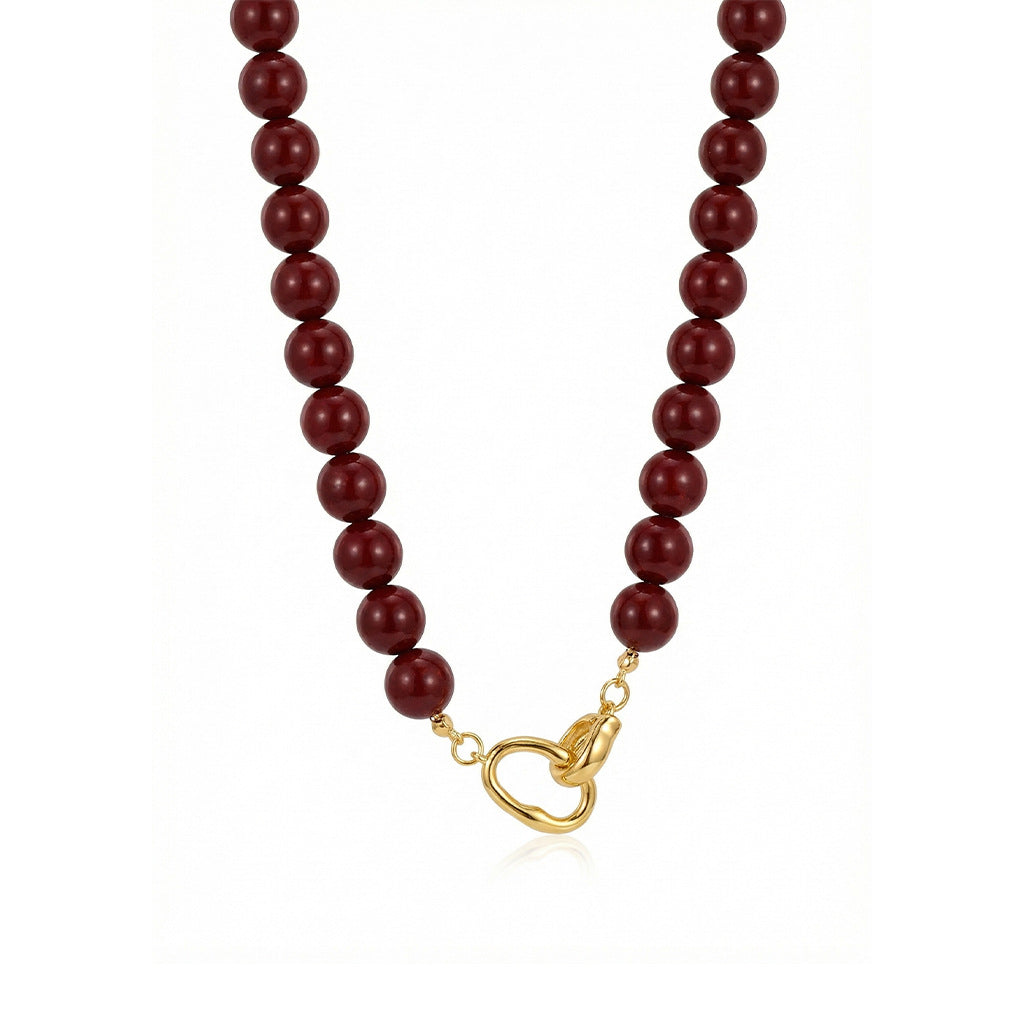 Camille Vintage-Inspired Pearl Beaded Necklace