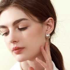 Daphne Minimalist Sphere Stud Earrings