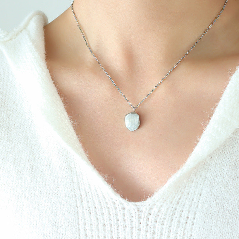 Gold-Tone Geometric Coin Pendant Designs