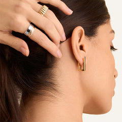 Nadine Square Stud Earrings