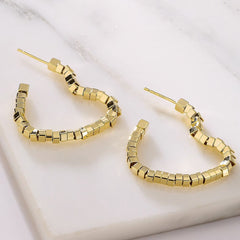 Nicolette Heart Stud Earrings No. 979195