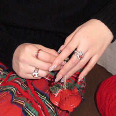 Marielle Dainty Bow Adjustable Ring