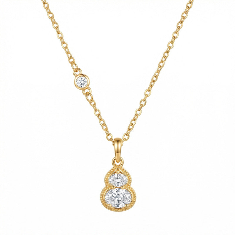 Camille Vintage-Inspired Gourd Necklace