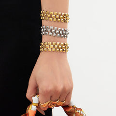 Bold Stone-Accent Chain Necklace or Bracelet
