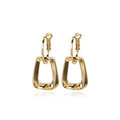 Nadine Statement Geometric Drop Earrings