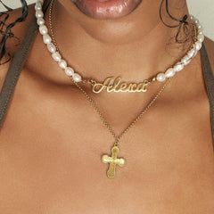 Nicolette Cross Pendant Necklace