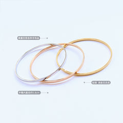 18K Gold-Plated Slim Bangle Bracelet