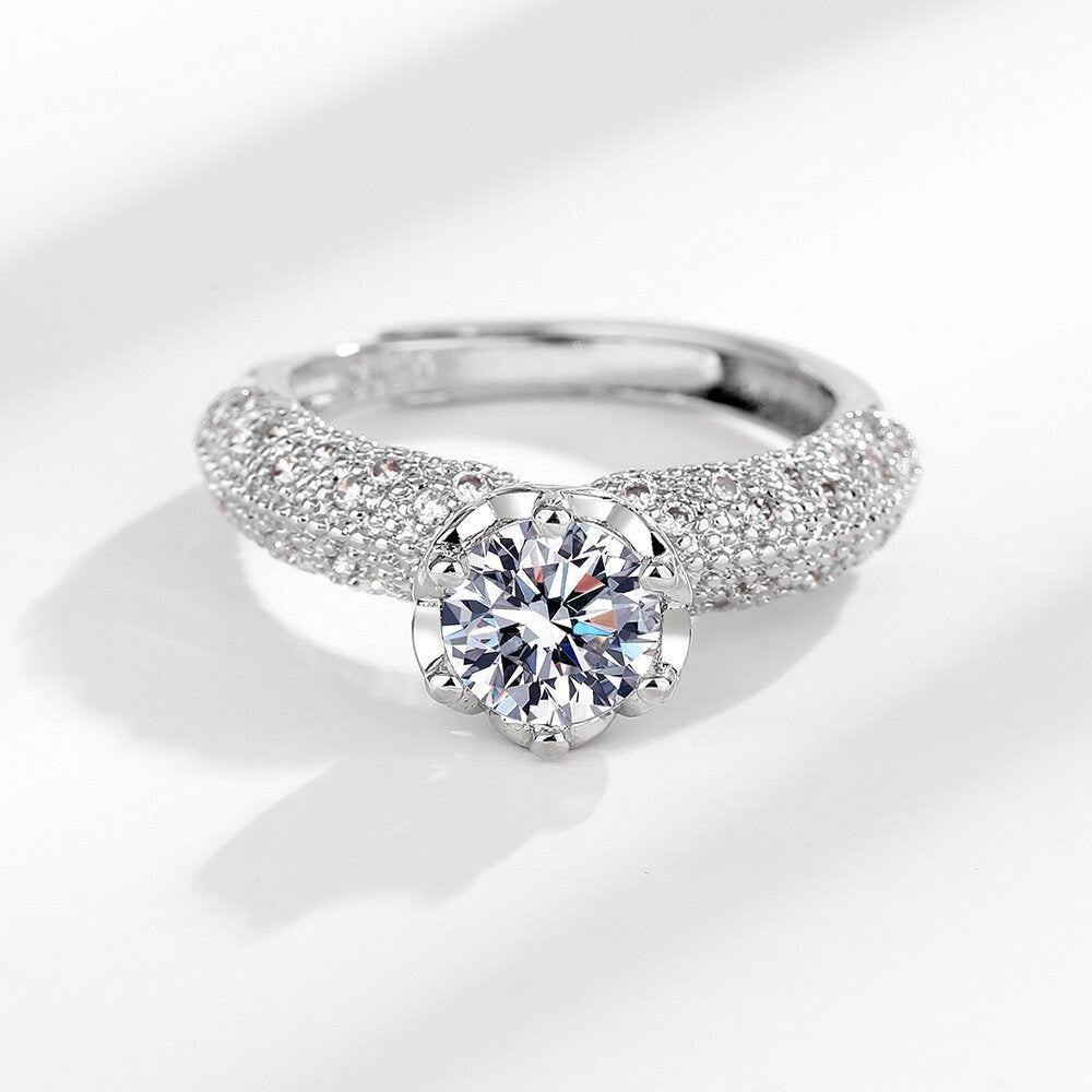 Lumière Charm Ring on a clean background
