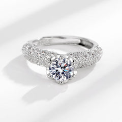 Lumière Charm Ring on a clean background