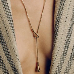Nadine Vintage-Inspired Teardrop Necklace No. 992699