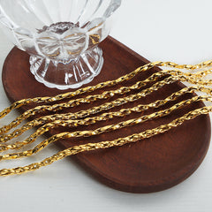 Textured Link Chain Bracelet or Necklace