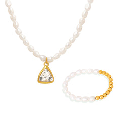Freshwater Pearl Bead Bracelet