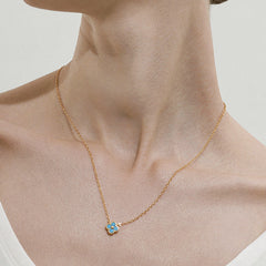Marielle Turquoise Clover Necklace