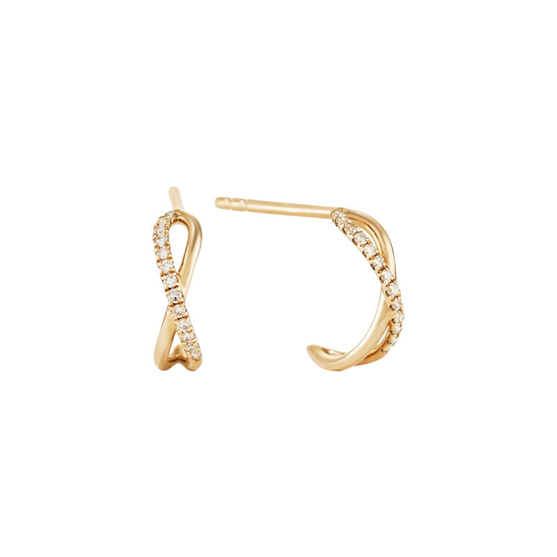 Nicolette Pavé Stud Earrings