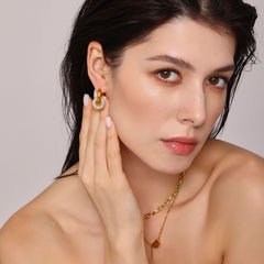 Sparkling Double-Circle Hoop Earring Designs