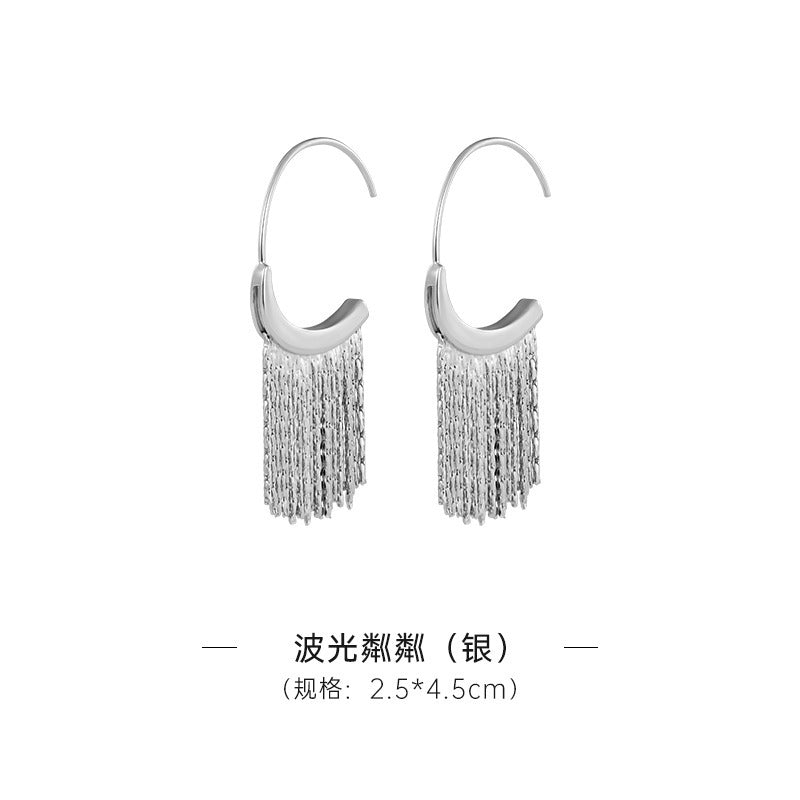Marielle Vintage-Inspired Tassel Hoop Earrings
