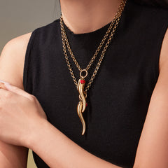 Pepper & Ladybug Charm Necklace