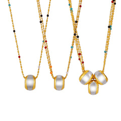 LOVE Accent Layered Bead Necklace