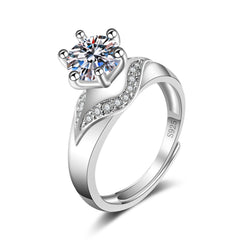Lumière Charm Ring on a clean background