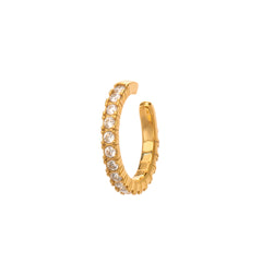 Cubic Zirconia Ear Cuff — Single