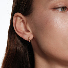 Nicolette Vintage-Inspired Pavé Stud Earrings
