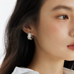 Daphne Dainty Pavé Stardust Stud Earrings