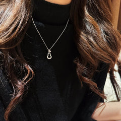 Daphne Openwork Pavé Gourd Necklace