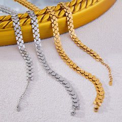 18K Gold-Plated Bold Link Necklace or Bracelet